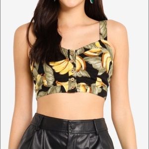 Banana crop top 🍌🍌🍌 Forever 21 size M!